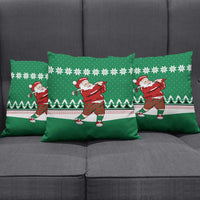 Golfer Santa Christmas Pillow Cover Xmas Holiday Patterns - Wonder Print Shop