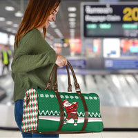 Golfer Santa Christmas Travel Bag Xmas Holiday Patterns - Wonder Print Shop