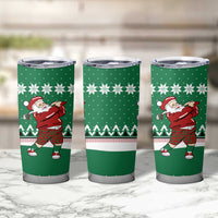 Golfer Santa Christmas Tumbler Cup Xmas Holiday Patterns - Wonder Print Shop