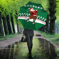 Golfer Santa Christmas Umbrella Xmas Holiday Patterns - Wonder Print Shop