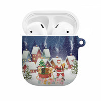 Labrador Retriever Santa Sled Christmas AirPods Case Funny Xmas Holiday Patterns - Wonder Print Shop