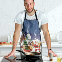 Labrador Retriever Santa Sled Christmas Apron Funny Xmas Holiday Patterns - Wonder Print Shop