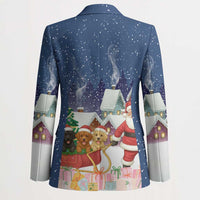 Labrador Retriever Santa Sled Christmas Blazer Funny Xmas Holiday Patterns - Wonder Print Shop