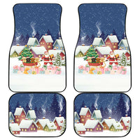 Labrador Retriever Santa Sled Christmas Car Mats Funny Xmas Holiday Patterns - Wonder Print Shop