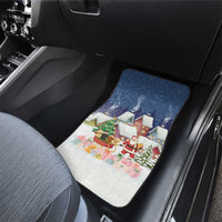 Labrador Retriever Santa Sled Christmas Car Mats Funny Xmas Holiday Patterns - Wonder Print Shop