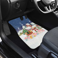 Labrador Retriever Santa Sled Christmas Car Mats Funny Xmas Holiday Patterns - Wonder Print Shop