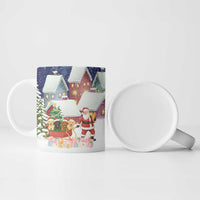 Labrador Retriever Santa Sled Christmas Ceramic Mug Funny Xmas Holiday Patterns - Wonder Print Shop