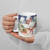 Labrador Retriever Santa Sled Christmas Ceramic Mug Funny Xmas Holiday Patterns - Wonder Print Shop