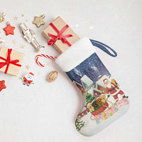 Labrador Retriever Santa Sled Christmas Stocking Funny Xmas Holiday Patterns - Wonder Print Shop