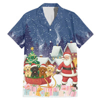 Labrador Retriever Santa Sled Christmas Family Matching Mermaid Dress and Hawaiian Shirt Funny Xmas Holiday Patterns - Wonder Print Shop