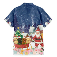 Labrador Retriever Santa Sled Christmas Family Matching Mermaid Dress and Hawaiian Shirt Funny Xmas Holiday Patterns - Wonder Print Shop