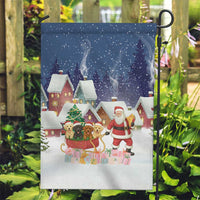 Labrador Retriever Santa Sled Christmas Garden Flag Funny Xmas Holiday Patterns - Wonder Print Shop