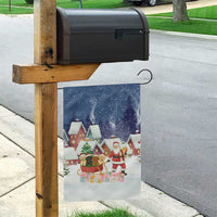 Labrador Retriever Santa Sled Christmas Garden Flag Funny Xmas Holiday Patterns - Wonder Print Shop