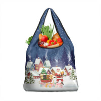 Labrador Retriever Santa Sled Christmas Grocery Bag Funny Xmas Holiday Patterns - Wonder Print Shop