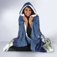 Labrador Retriever Santa Sled Christmas Hooded Blanket Funny Xmas Holiday Patterns - Wonder Print Shop