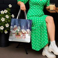 Labrador Retriever Santa Sled Christmas Tote Bag Funny Xmas Holiday Patterns - Wonder Print Shop