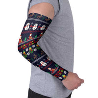 Lego Awesome Christmas Arm Sleeves Funny Xmas Holiday Patterns - Wonder Print Shop