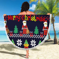 Lego Awesome Christmas Beach Blanket Funny Xmas Holiday Patterns - Wonder Print Shop