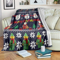 Lego Awesome Christmas Blanket Funny Xmas Holiday Patterns - Wonder Print Shop