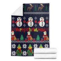 Lego Awesome Christmas Blanket Funny Xmas Holiday Patterns - Wonder Print Shop