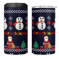 Lego Awesome Christmas 4 in 1 Can Cooler Tumbler Funny Xmas Holiday Patterns - Wonder Print Shop