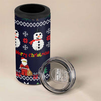 Lego Awesome Christmas 4 in 1 Can Cooler Tumbler Funny Xmas Holiday Patterns - Wonder Print Shop