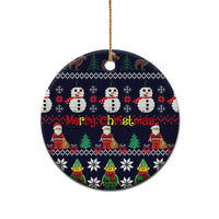 Lego Awesome Christmas Ceramic Ornament Funny Xmas Holiday Patterns - Wonder Print Shop