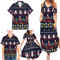 Lego Awesome Christmas Family Matching Summer Maxi Dress and Hawaiian Shirt Funny Xmas Holiday Patterns - Wonder Print Shop