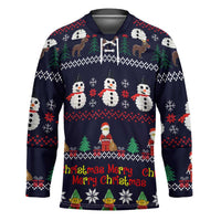 Lego Awesome Christmas Hockey Jersey Funny Xmas Holiday Patterns - Wonder Print Shop