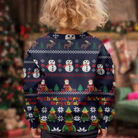 Lego Awesome Christmas Kid Ugly Christmas Sweater Funny Xmas Holiday Patterns - Wonder Print Shop
