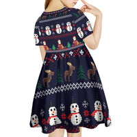 Lego Awesome Christmas Kid Short Sleeve Dress Funny Xmas Holiday Patterns - Wonder Print Shop