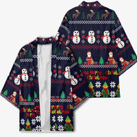 Lego Awesome Christmas Kimono Funny Xmas Holiday Patterns - Wonder Print Shop