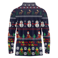 Lego Awesome Christmas Long Sleeve Polo Shirt Funny Xmas Holiday Patterns - Wonder Print Shop