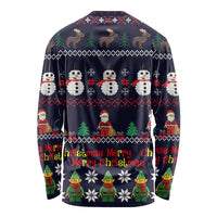 Lego Awesome Christmas Long Sleeve Shirt Funny Xmas Holiday Patterns - Wonder Print Shop