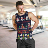 Lego Awesome Christmas Men Tank Top Funny Xmas Holiday Patterns - Wonder Print Shop
