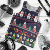 Lego Awesome Christmas Men Tank Top Funny Xmas Holiday Patterns - Wonder Print Shop