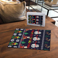 Lego Awesome Christmas Puzzle Funny Xmas Holiday Patterns - Wonder Print Shop