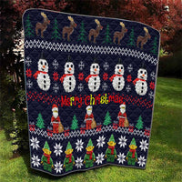 Lego Awesome Christmas Quilt Funny Xmas Holiday Patterns - Wonder Print Shop