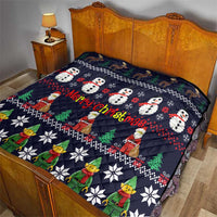 Lego Awesome Christmas Quilt Funny Xmas Holiday Patterns - Wonder Print Shop