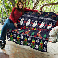 Lego Awesome Christmas Quilt Funny Xmas Holiday Patterns - Wonder Print Shop