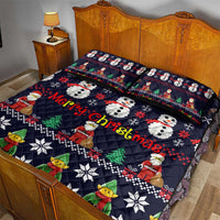 Lego Awesome Christmas Quilt Bed Set Funny Xmas Holiday Patterns - Wonder Print Shop