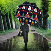 Lego Awesome Christmas Umbrella Funny Xmas Holiday Patterns - Wonder Print Shop