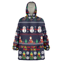 Lego Awesome Christmas Wearable Blanket Hoodie Funny Xmas Holiday Patterns - Wonder Print Shop