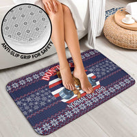 Don't Be A Normal Dog Dad Christmas Bathroom Set Funny Xmas Holiday Patterns - Wonder Print Shop