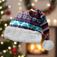 Don't Be A Normal Dog Dad Christmas Santa Hat Funny Xmas Holiday Patterns - Wonder Print Shop