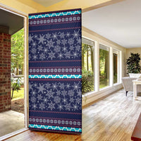 Don't Be A Normal Dog Dad Christmas Door Cover Funny Xmas Holiday Patterns - Wonder Print Shop