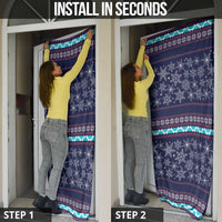 Don't Be A Normal Dog Dad Christmas Door Cover Funny Xmas Holiday Patterns - Wonder Print Shop