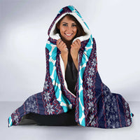 Don't Be A Normal Dog Dad Christmas Hooded Blanket Funny Xmas Holiday Patterns - Wonder Print Shop