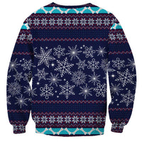 Don't Be A Normal Dog Dad Christmas Sweatshirt Funny Xmas Holiday Patterns - Wonder Print Shop