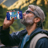 Dolphin Couple Christmas 4 in 1 Can Cooler Tumbler Funny Xmas Holiday Patterns - Wonder Print Shop